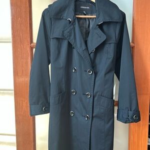 London Fog Women's Navy Trench Coat
